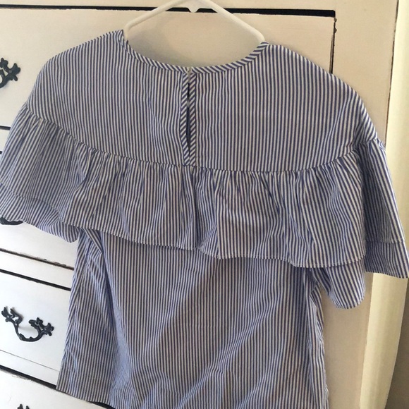Jcrew Ruffle Top - Picture 2 of 3